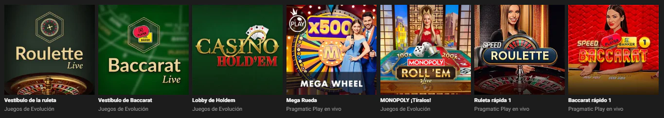 Zona de juegos online y casino en directo de GGBET Casino